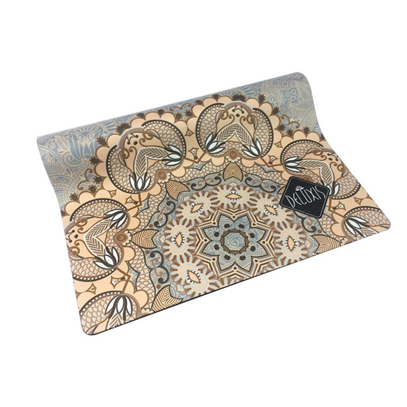 183CM*61CM*3.5MM Natural Rubber Suede Fabirc Healthy Lose Weight Exercise Mat Fitness Yoga Mat