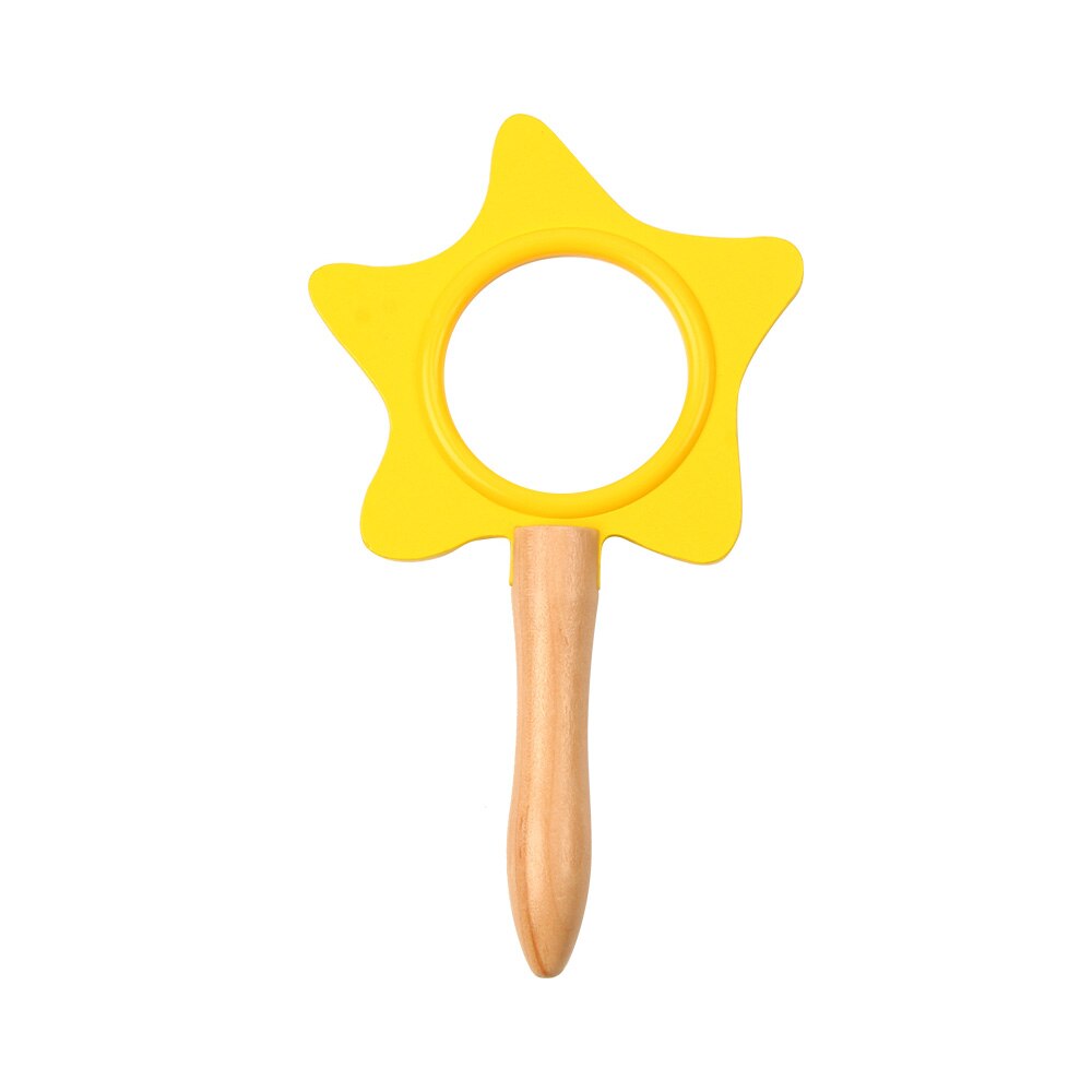 Dessin animé loupe insecte visionneuse enfants Science expérience jouet petite Science maternelle enseignement aides enfants: Yellow