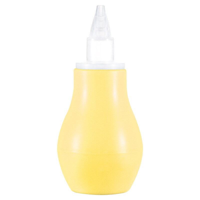 Neugeborene Kleinkind Silikon Nasal- Aspirator Pumpe Typ kalt Nasal- Schleim Reiniger Antibackflow Baby Nasal- Aspirator sicher Vakuum Saugnapf: Gelb-1