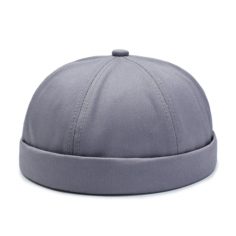 Men Women Beanie Brimless Adjustable Retro Skullcap Hip Hop Hat Portable Skull Cap Sportswear Accessories