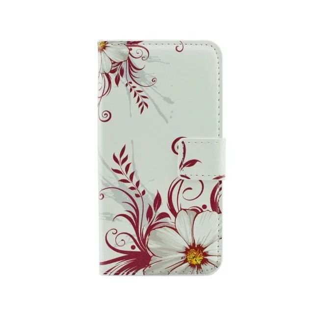 Bloem Lederen Portemonnee Gevallen Voor Lg K10 Lte 4G K430 K430ds K430y K420n K410 Telefoon Case Fundas Back Cover shell Kaarthouder Coque: baihua