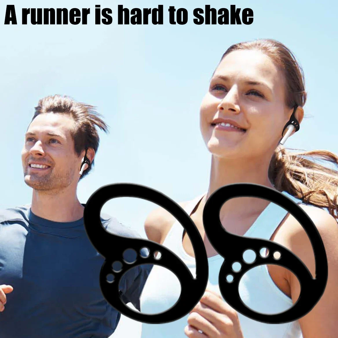 Soft Silicone Ear Hook Protective Sleeve Earbuds Headphone Sport Headset Anti Earphone Holder Keeps Earbuds Secure