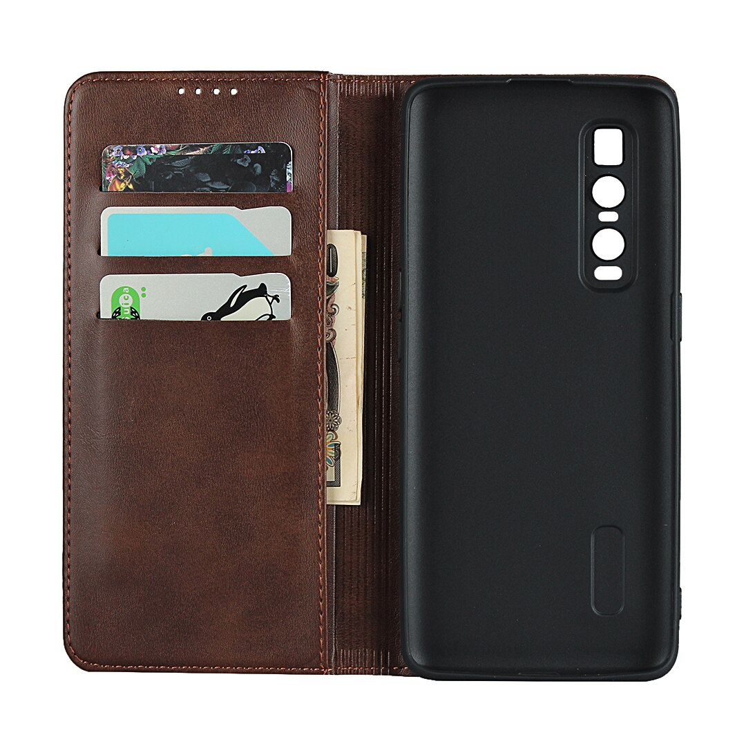 Leather case For OPPO Find X2 Pro 6.7" Flip case card holder Holster Magnetic attraction Cover Case Wallet Case