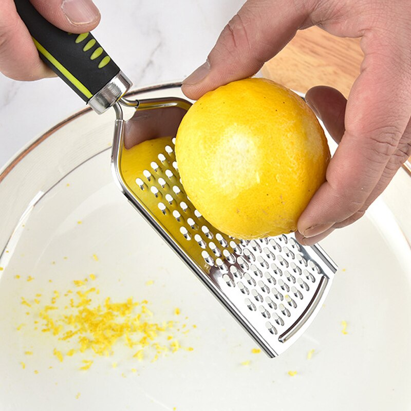 Cheese Grater Stainless Steel Grater Peeler Citrus Ginger Garlic Slicer Long Handle Cheese Planer Shavings Knife Kitchen Tool