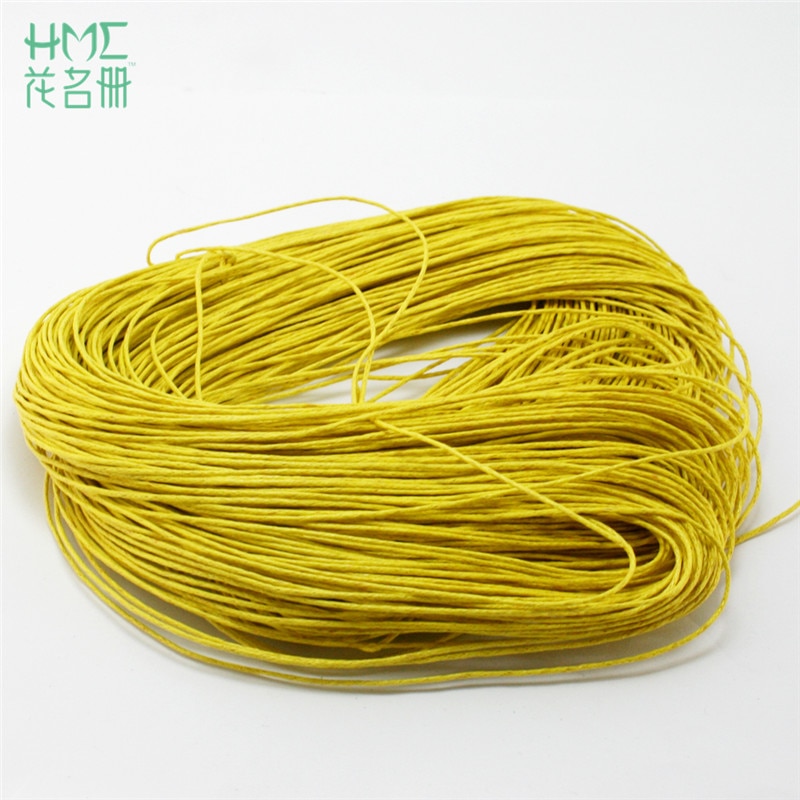 60m/lot 1mm Thread Cotton Waxed Cord String Strap Necklace Bead Rope for Sewing DIY Necklace Bracelet Jewelry Making