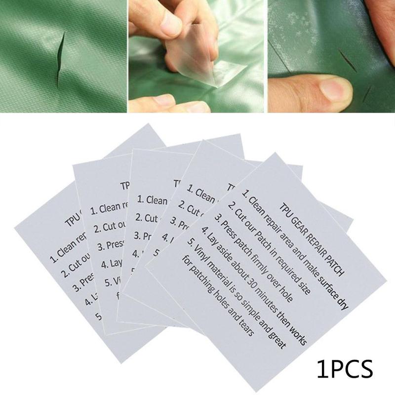 5PCS/Pack Swimming Float Repair Kit Puncture Repair Patch Glue Kit Adhesive For Inflatable Toy Pools Float Air Bed Dinghies