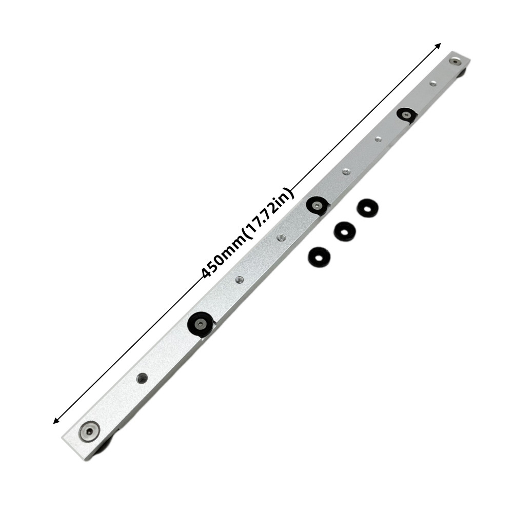 T Track Verstekstang Slider, Aluminium Verstekstang, Jig en Armatuur Bar Slider Tafelzaag Gauge Rod, T Slot Verstekmeter Slider: Blauw