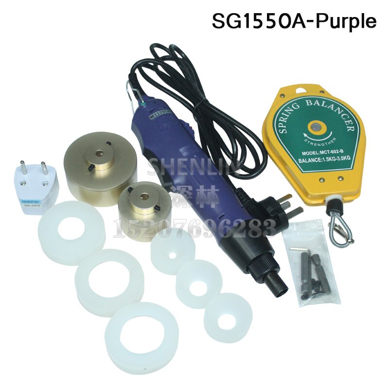 Hand held Electric Bottle Capping Machine DIY Plastic Cap Screw Capper screwdriver Chuck Tool Equipment Spring Packing Machine
