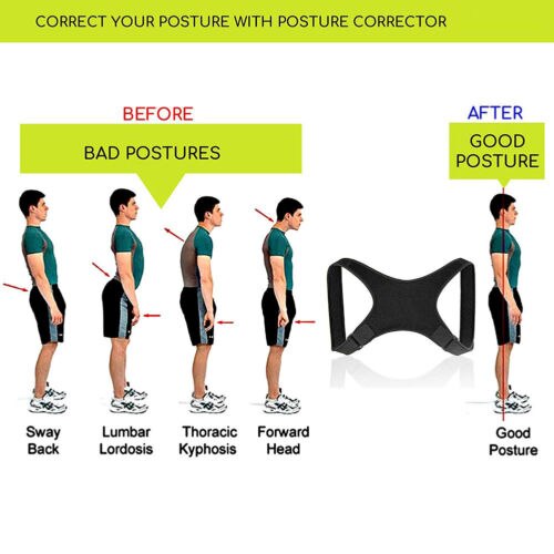 Correcteur De Posture Pour Le Haut Du Dos Et Les épaules - Soutien Clavicule Ajustable Unisexe
