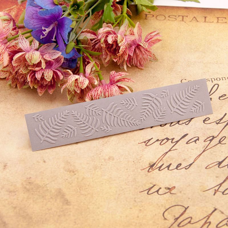 Leaf Plastic Embossing Folder Stencil Template DIY Scrapbook Album Card Making 95AA