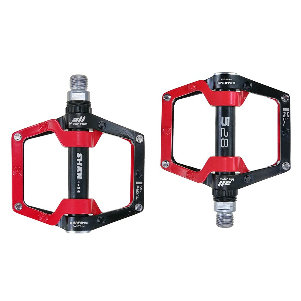 2 pçs pedais de bicicleta magnésio mtb estrada da liga de alumínio pedal antiderrapante pedais plataforma plana peças ciclismo acessórios