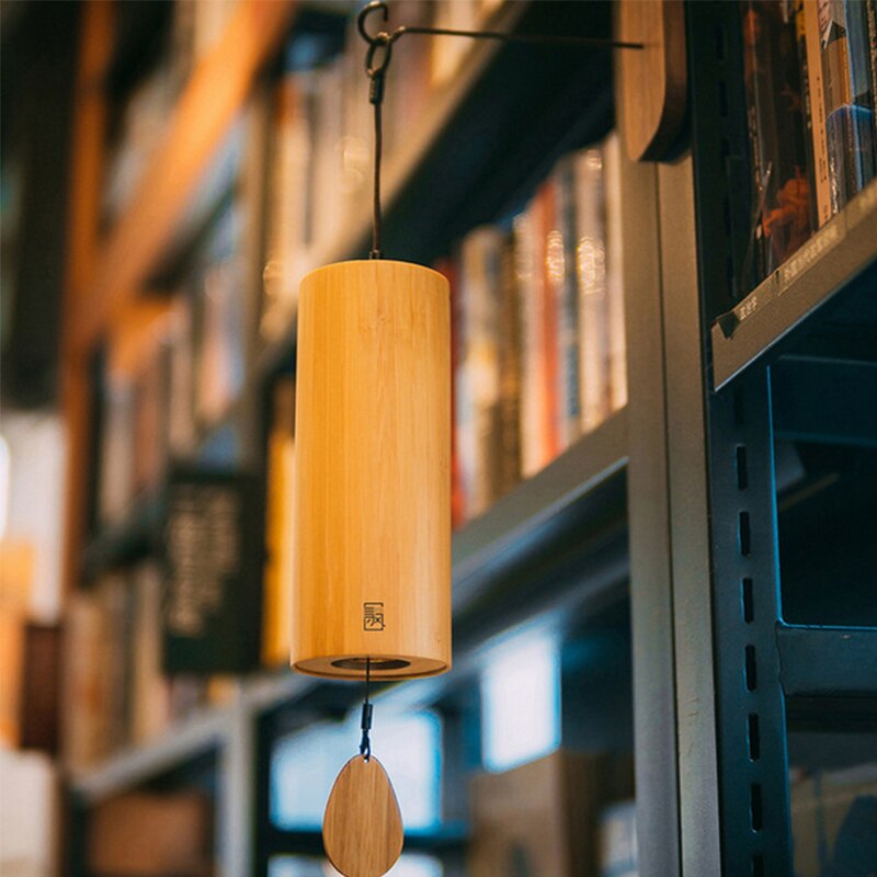 Home Garden Bamboo Wind Chimes Windchime Windbell Garden Decoration Zen Meditation Relaxation Chord Hanging Wind Chimes