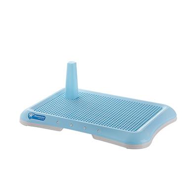 Orinal de plástico para mascotas, bandeja de arena para cachorros, inodoro de entrenamiento, fácil de limpiar, novedad de: Caqui oscuro