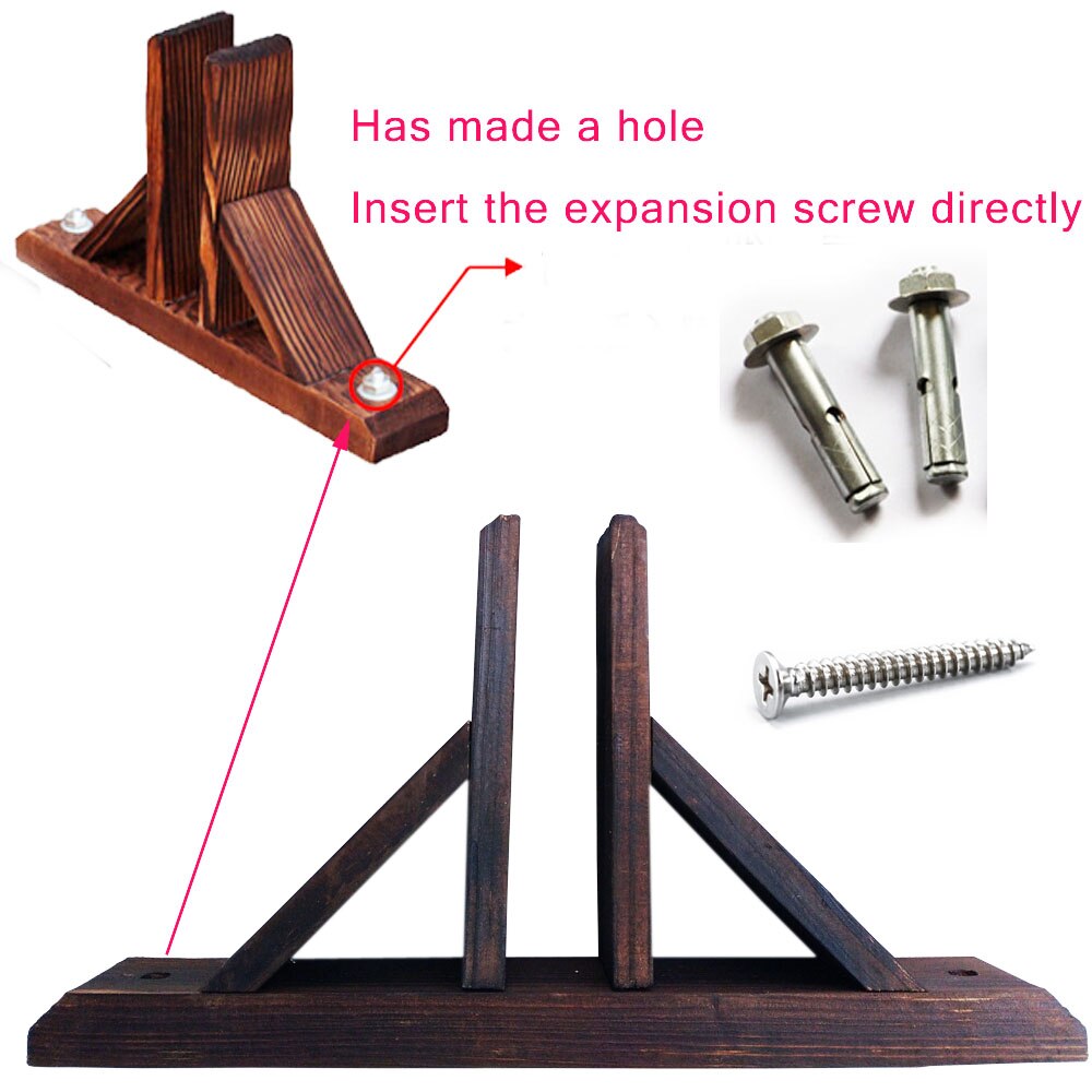 Outdoor patio Decorative Garden Fence Base - Wood - Use for ceramic tile and concrete floor, 1PCS F003