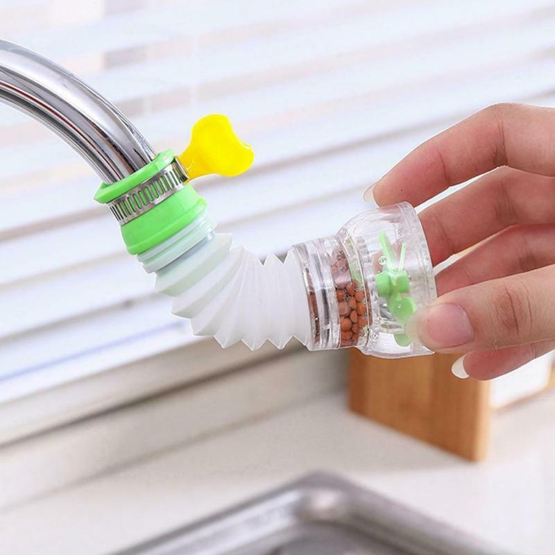 Water Tap Booster Shower Kitchen Water Filter Tap Head 360 Rotating Adjustable Rotating Faucet Nozzle Bathroom Home Accessories