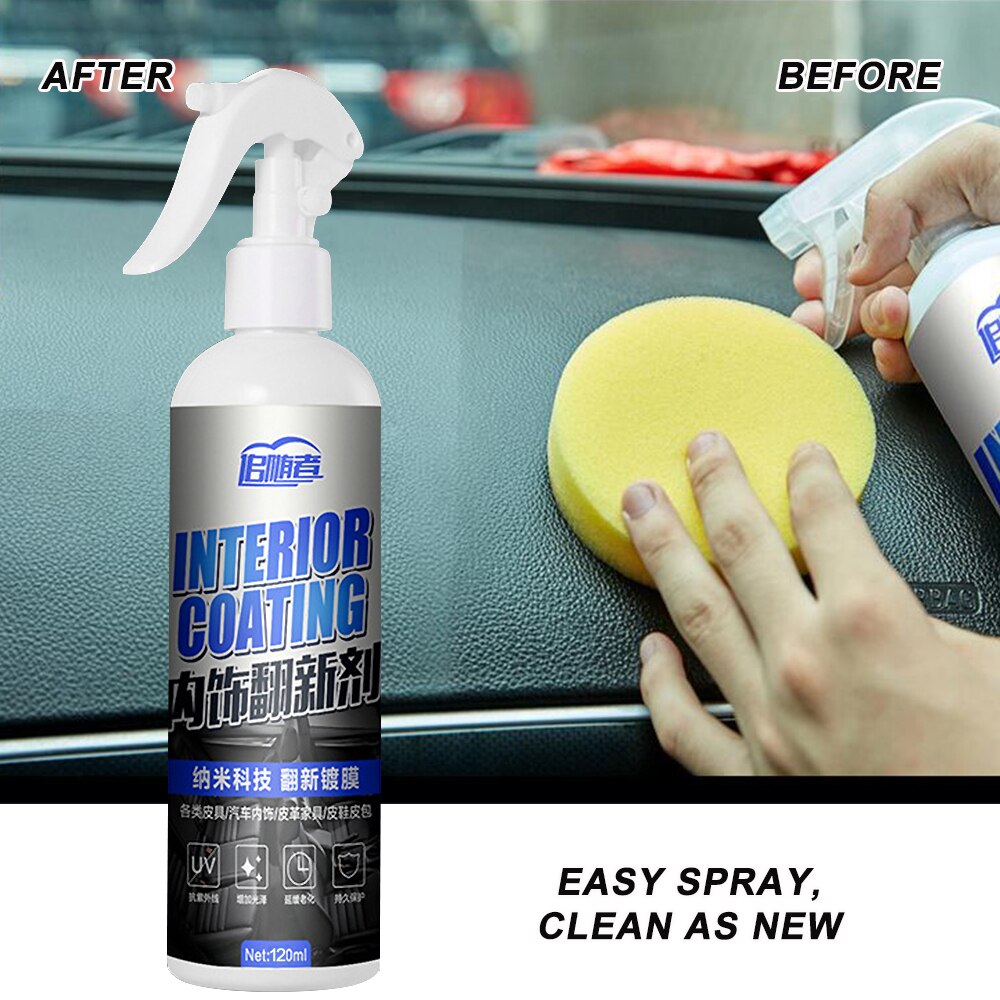 Leer gerenoveerd coating pasta onderhoudsmiddel auto kunststof opknappen dashboard stoel leer reinigen opknapmiddel