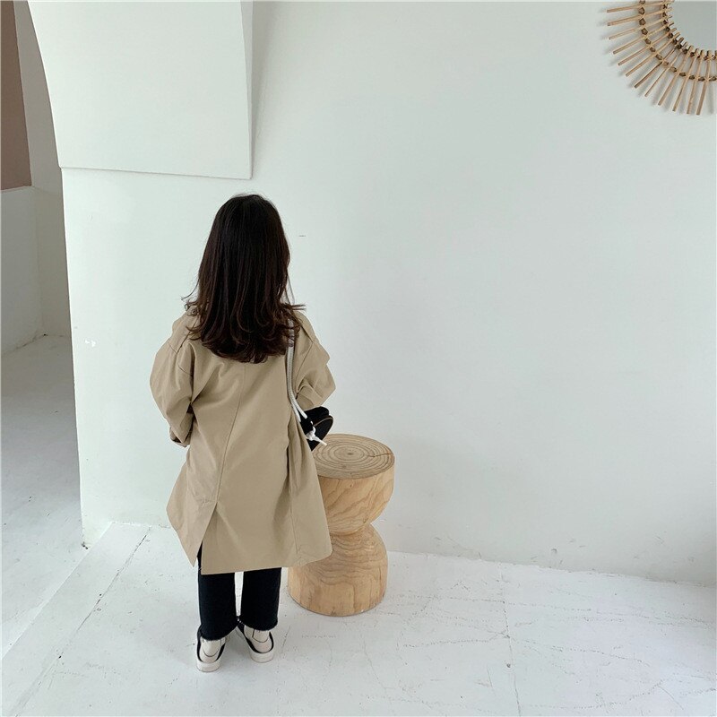 Children's windbreaker jacket for Boy winter Autumn kid all-match boys parka kids child Trench Coat girls Cotton Jackets
