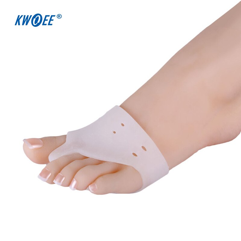 2 pcs Silicone Hallux Valgus Guard Duim Valgus Beschermer Tenen Care Gel Voet Corrector Bunion Regelaar Voeten Zorg Teen Separator