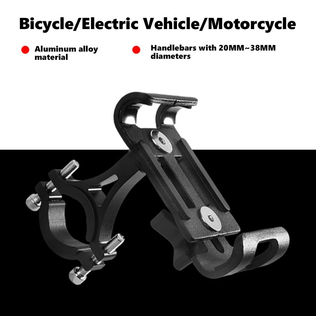 Aluminium Legering Mobiele Telefoon Houder Stands Voor Fiets Motorfiets Metalen Mountainbike Racefiets Telefoon Houder