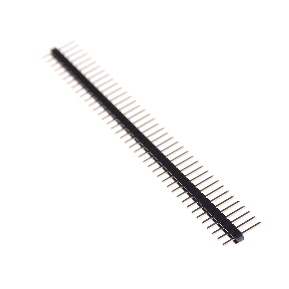 20X Single Male Elektronik Pin Header For Arduin 1x40 Row 2.54 Breakable 40 Pins Connector Strip Board Module Electronic Part