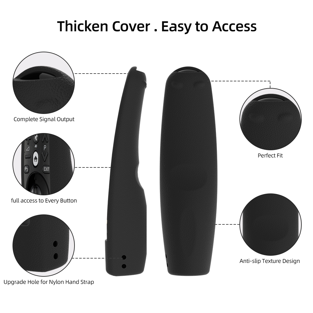 Funda protectora de silicona para mando a distancia, para LG AN-MR600, MR650, MR18BA, MR19BA, MR20GA Magic