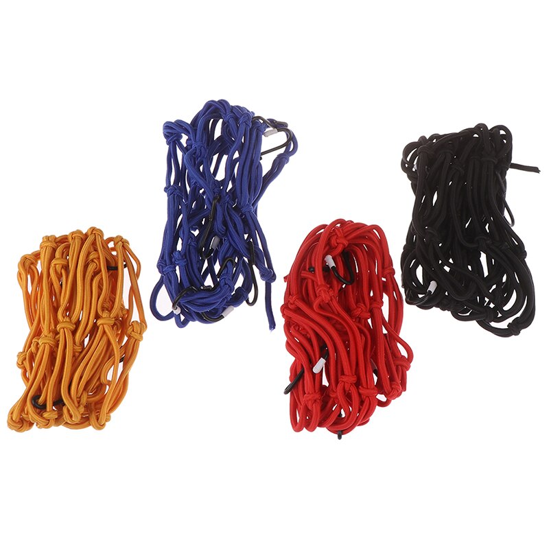 6 Hook 40x40cm Helmet Cargo Luggage Mesh Web Net Black Helmet Web Car String Motorcycle Cargo Mesh Net