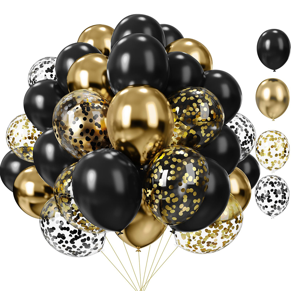 44 st ljusgröna ballonger i blandade färger, lämpliga för födelsedagar, bröllop, fester, examensceremonier och dekorationer till st. patrick's day.