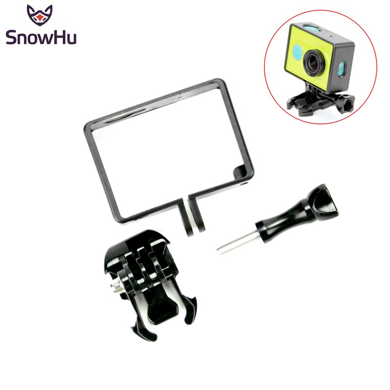SnowHu futerał na aparat fotograficzny rama etui na Xiaomi Yi standardowy ochronna obudowa robić Xiaomi Yi akcesoria robić kamer akcji LD05