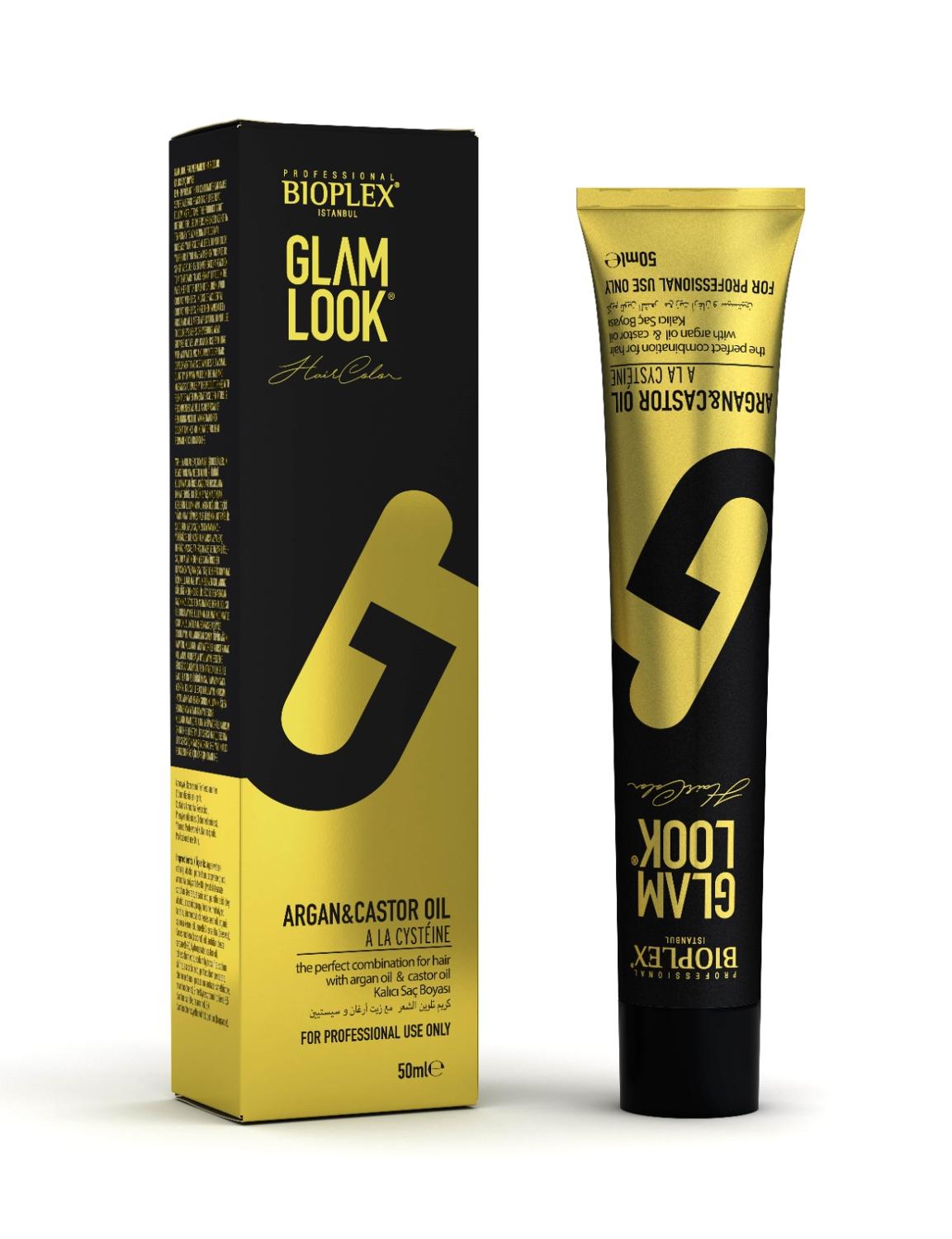 4 pakker bioplex glamlook hårfarge - "unik" kobberserie -