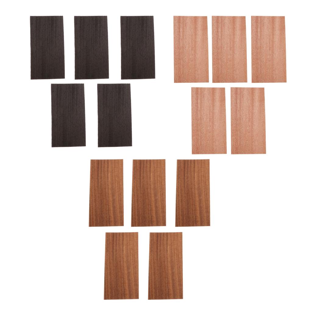 Juego de 5 uds. De chapa de madera para guitarra, chapa decorativa para guitarra, carcasa para guitarra, recambio de guitarra, accesorios para herramientas