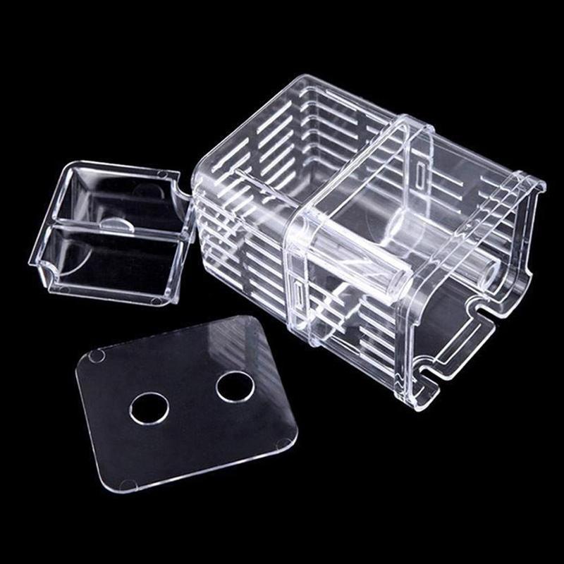 Large Acrylic Fish Breeding Box Aquarium Breeder Box Double Guppies Hatching Incubator Isolation Aquarium Pet Supplies Tools S/L
