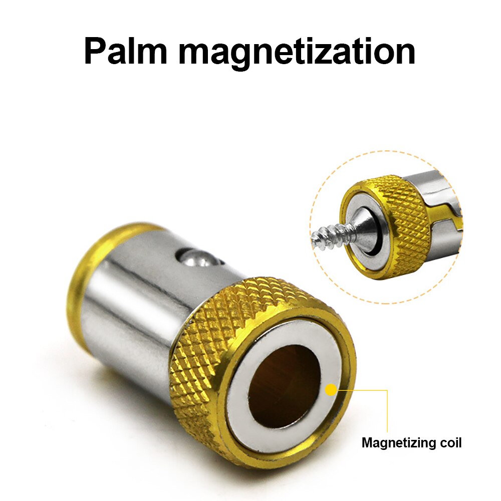 Porte-embout magnétique en alliage, anneau magnétique électrique, tournevis Anti-Corrosion, embout pour perceuse magnétique Phillip, magnétiseur puissant