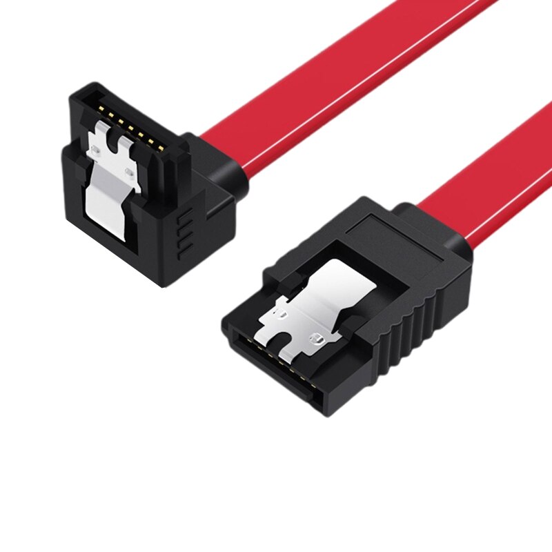 Sata 3.0 SSD Data kabel Sata III dysk twardy do dysku twardego linia danych proste prawo kąt 6 gb/s przewód do dysk twardy Sata SSD sterownik CD: Czerwony