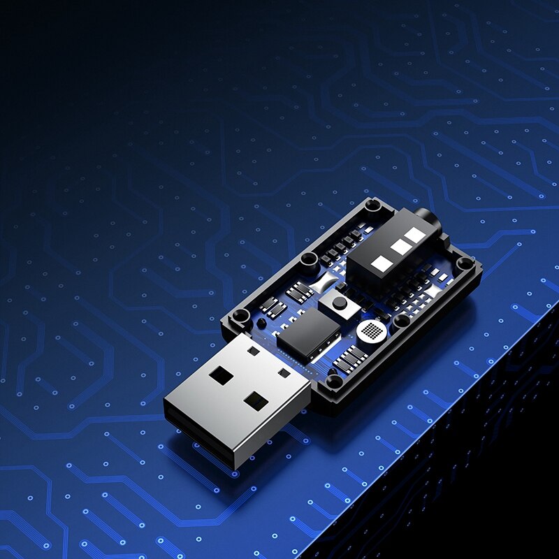 4 in 1 USB Bluetooth Transmitter Receiver with Mic Handsfree Calling 3.5mm Aux RCA Stereo Wireless o Adapter