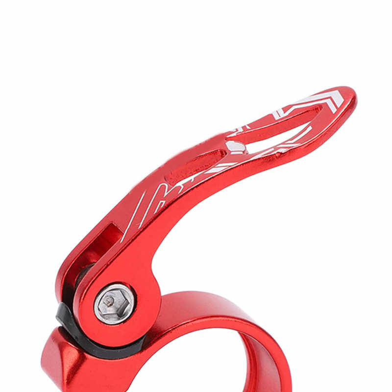 Mtb Bike Zadelpenklem Quick Release Zadel Pole Clip Aluminium Legering Fiets Zadelpen Clip Mount 31.8Mm 34.9Mm