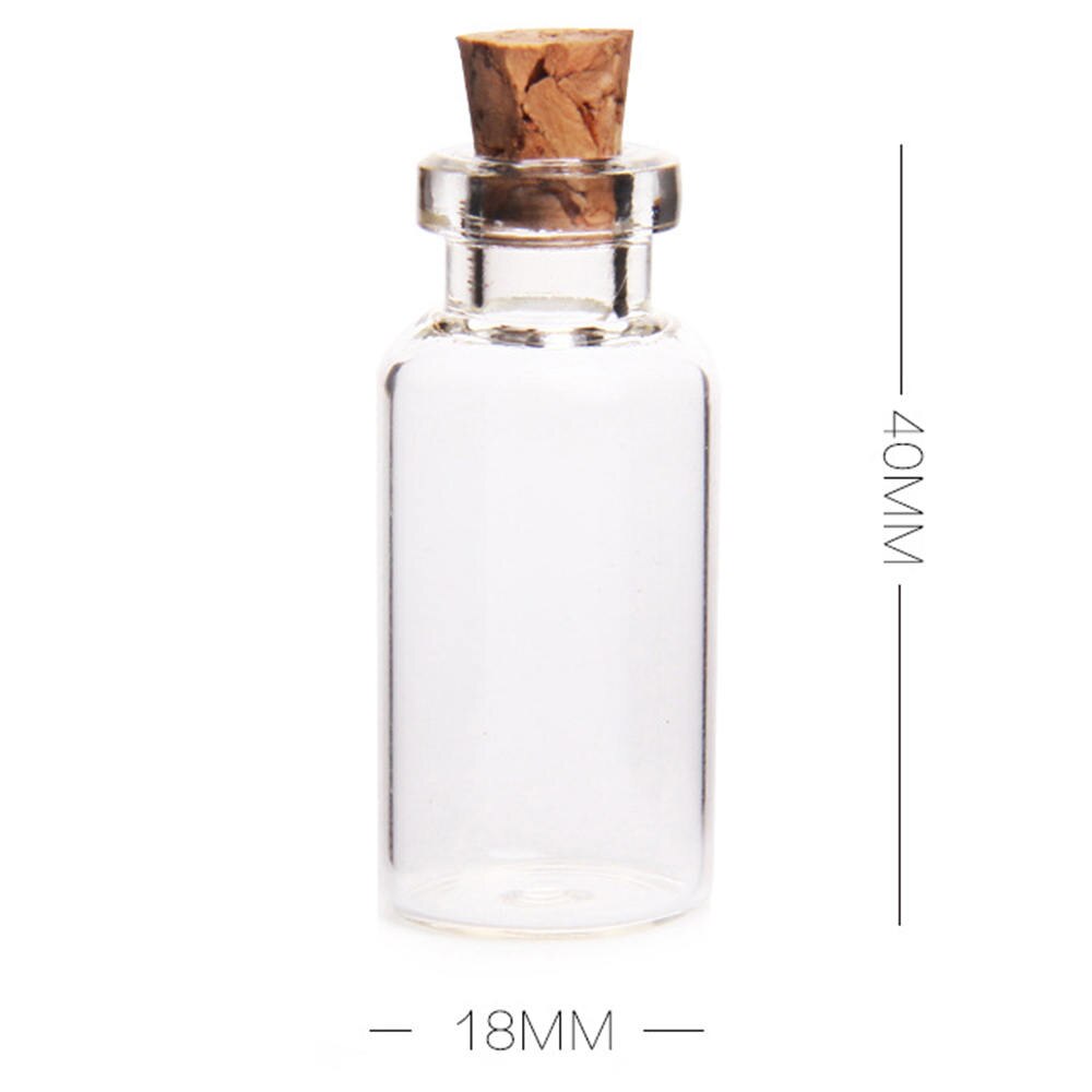 50 stuks 5ml mini lege doorzichtige glazen flessen met boodschap glazen flessen flesjes met kurk kleine kleine flesjes potjes transparante woondecoratie
