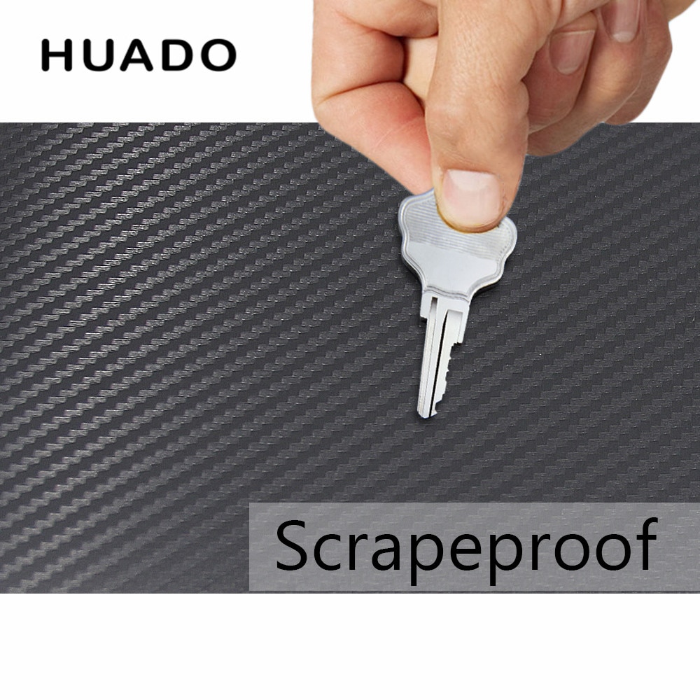 Black 3D carbon fibre laptop skin sticker 15.6 vinyl stickers for notebook 17"15"14"13" decals for mac air 13.3/mi pro/asus/hp