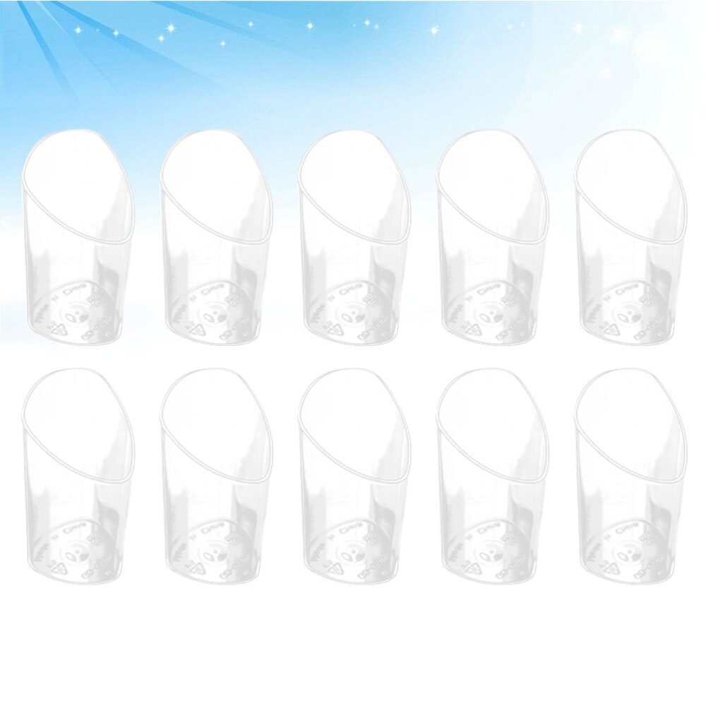 50pcs 80ml Mini Dessert Cups Clear Slanted Parfait Appetizer Cup Jelly Pudding Mousse Cup