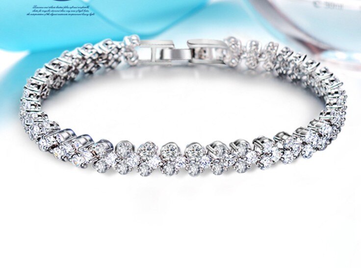 2 Farbe Charme Perlen Kristalle von Österreichischen Armbinde für Frauen Mikro Feinen Schmuck mädchen