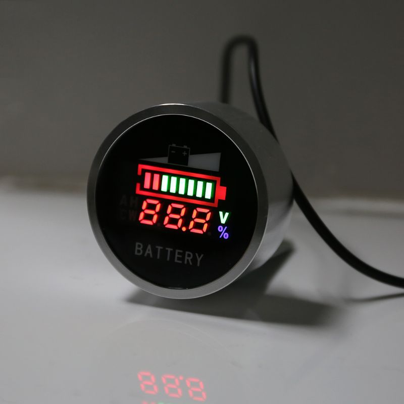 DC 6-120V Blei-säure Lithium Batterie Kapazität Spannung Anzeige Wasserdicht für Auto Motorrad 12V 24V 48V 72V 6-120V Prüfung