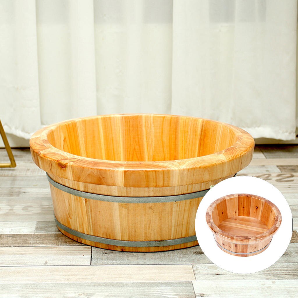 Bassin de pieds en bois, seau de bain de pieds, baril de lavage, pédicure, bain de pieds à la maison