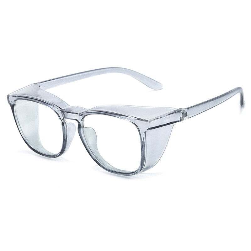 Lunettes de sécurité transparentes aérées, Protection des yeux, Anti-buée, Anti-poussière, pour laboratoire, lieu de travail, extérieur: Default Title