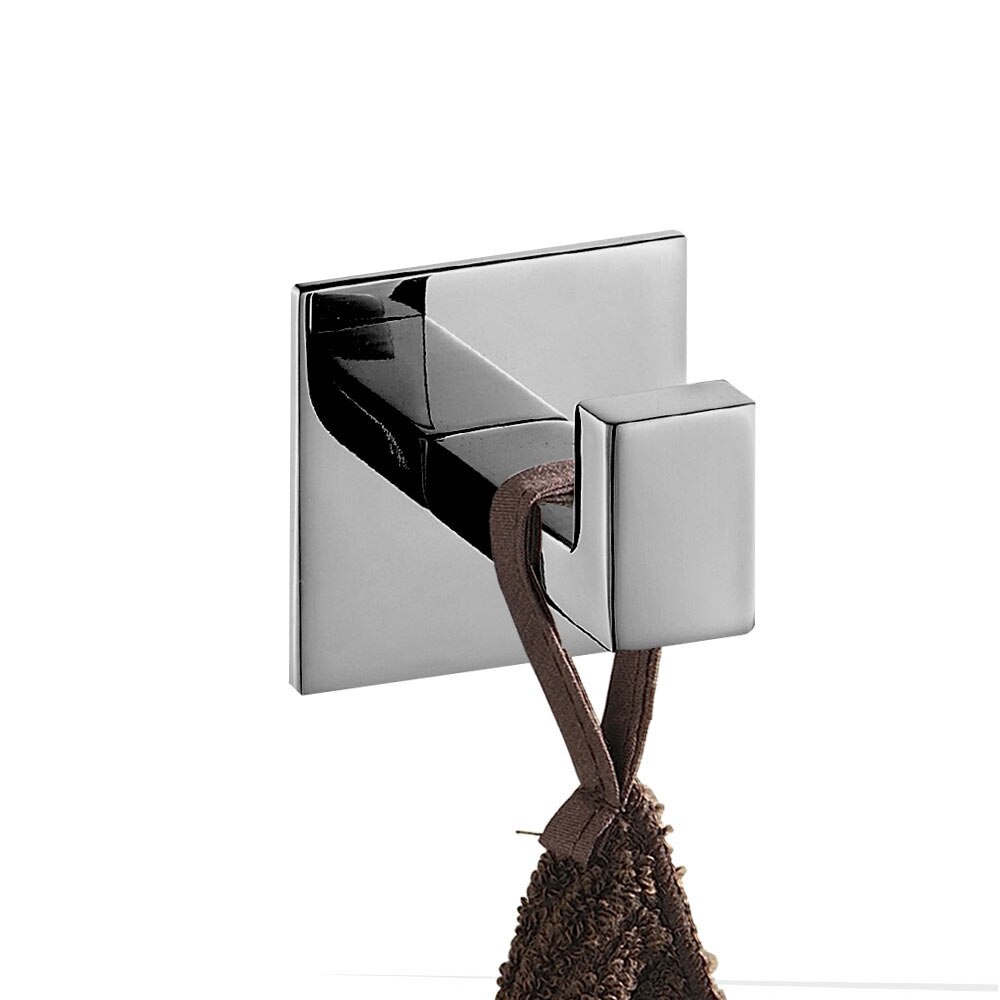 Sin tornillo Need Modern-Colgador de gancho de toalla cuadrado para baño, autoadhesivo, acero inoxidable 304, colgador de gancho para puerta, accesorios de baño