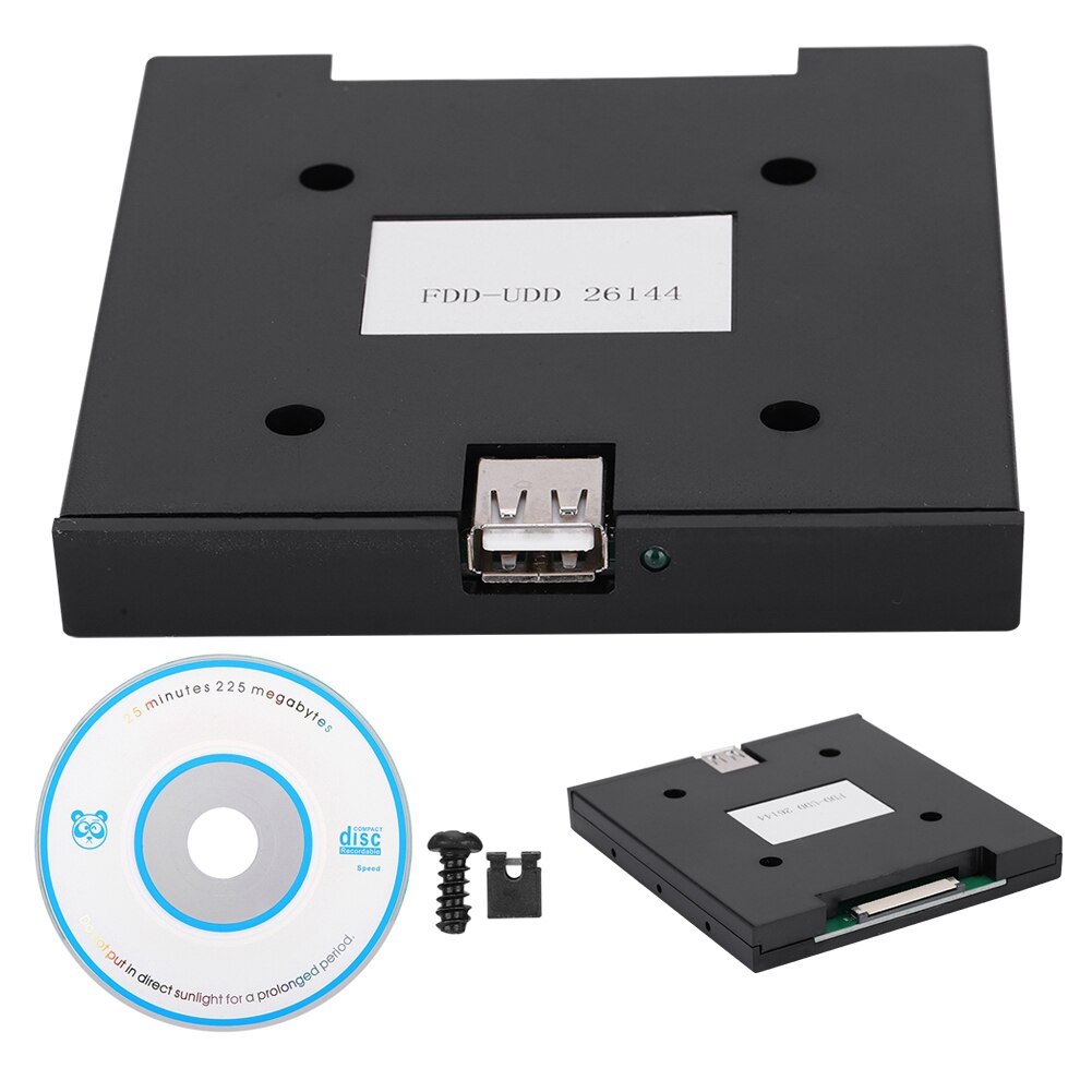 720KB FDD-UDD 3.5in 144MB USB Floppy Drive Emulator with 1.44MB Floppy Drive ABS