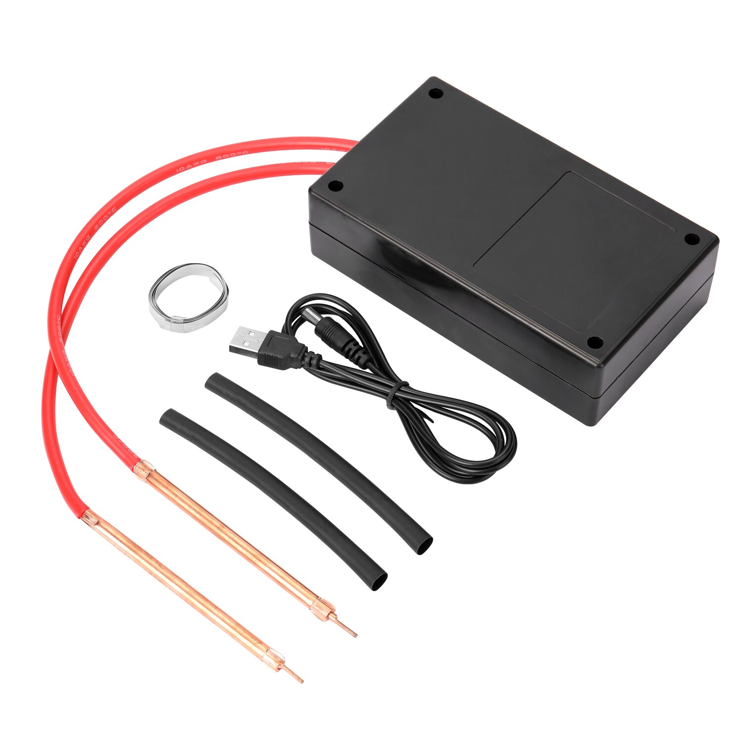 Saldatrice a punti portatile fai-da-te mini saldatrice a punti regolabile a 6 marce per kit di strumenti per saldatura a punti a batteria 18650
