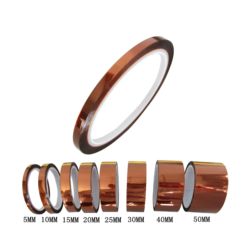 33M High Temperature Resistant Heat Tape Thermal Insulation Tape Polyimide Tape for BGA PCB SMT Soldering BGA dedicated Tape