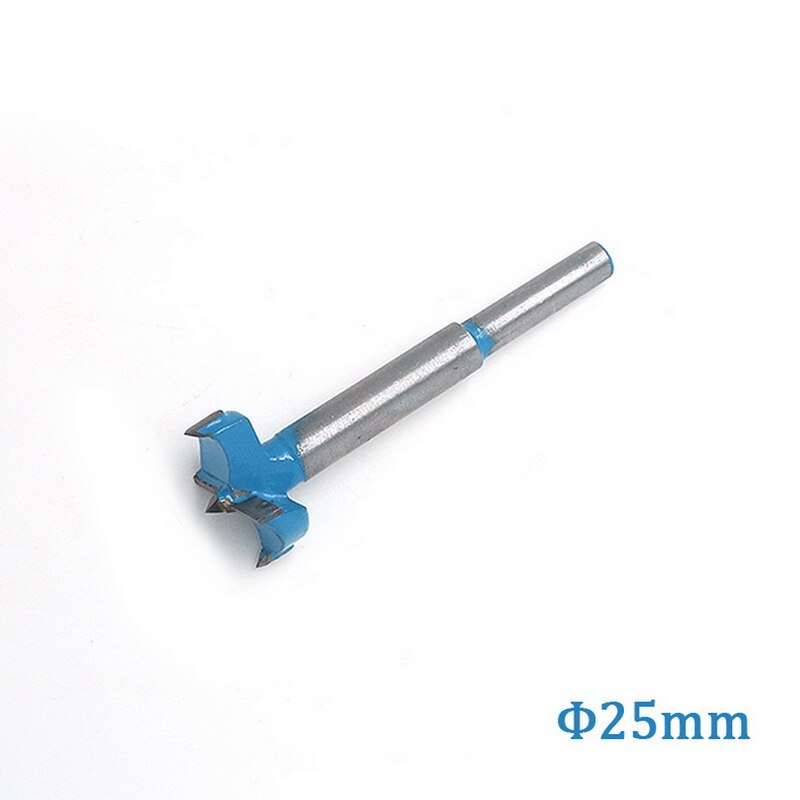 Woodworking Hole Alloy Knife Blade Hinge Door Lock Hole Drill Bit with Round Shank for Drilling Cutting Wood: 25MM