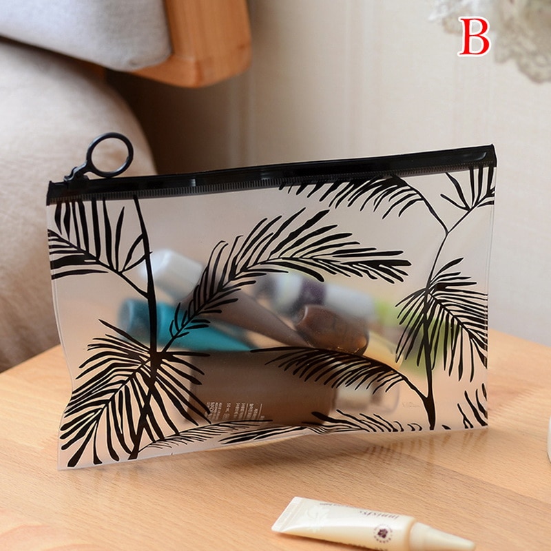 Transparent petites femmes sac cosmétique fonction de voyage étui de maquillage fermeture éclair maquillage organisateur pochette de rangement toilette beauté lavage sac