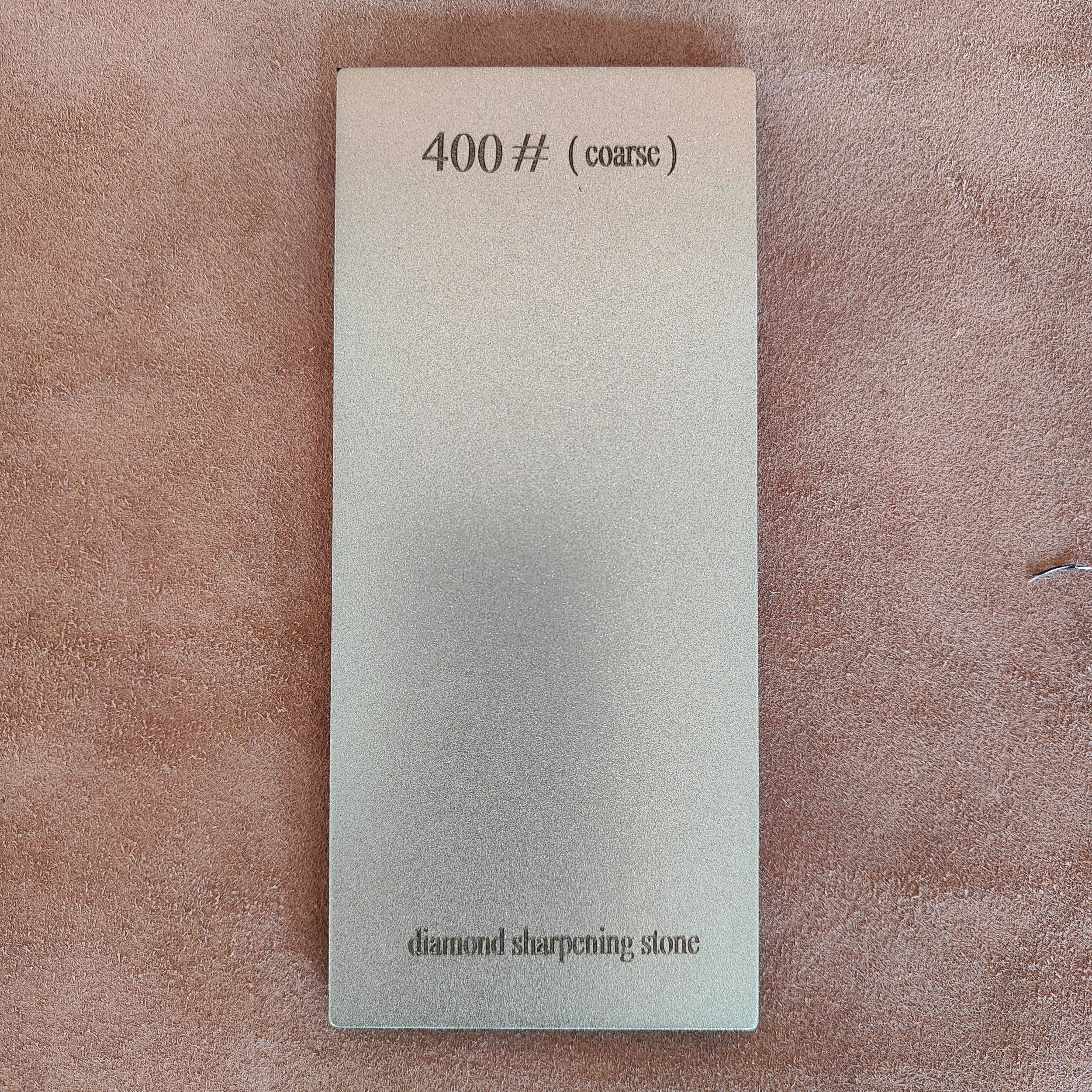 170 x 75 mm Diamant-Schleifstein Ruixin Pro Messerschärfer Schleifstein Ölstein mit rutschfester Basis: Grey
