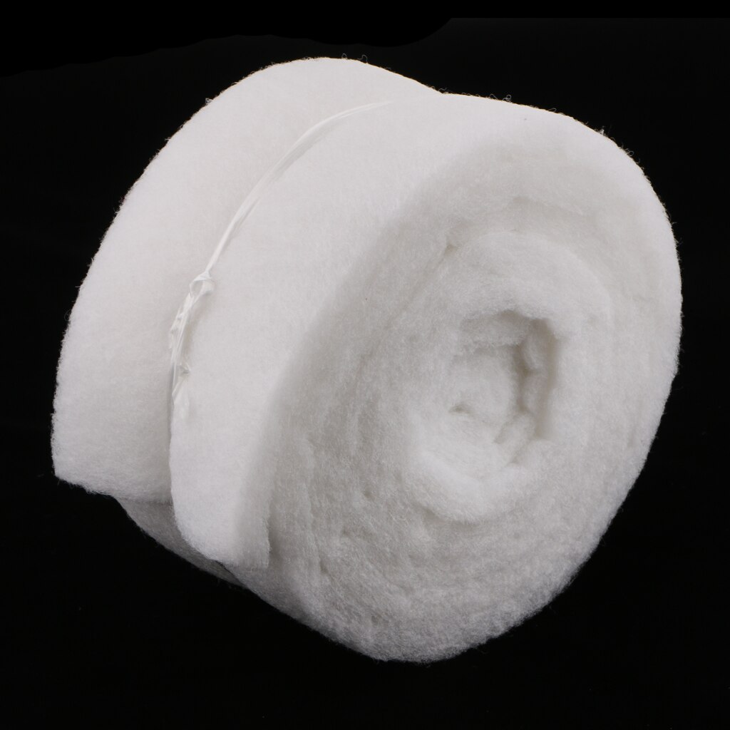 3 Meters Non-toxic Sponge Filter Aquarium Sponge Water Clean, White